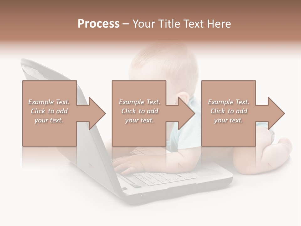 Business Using Girl PowerPoint Template