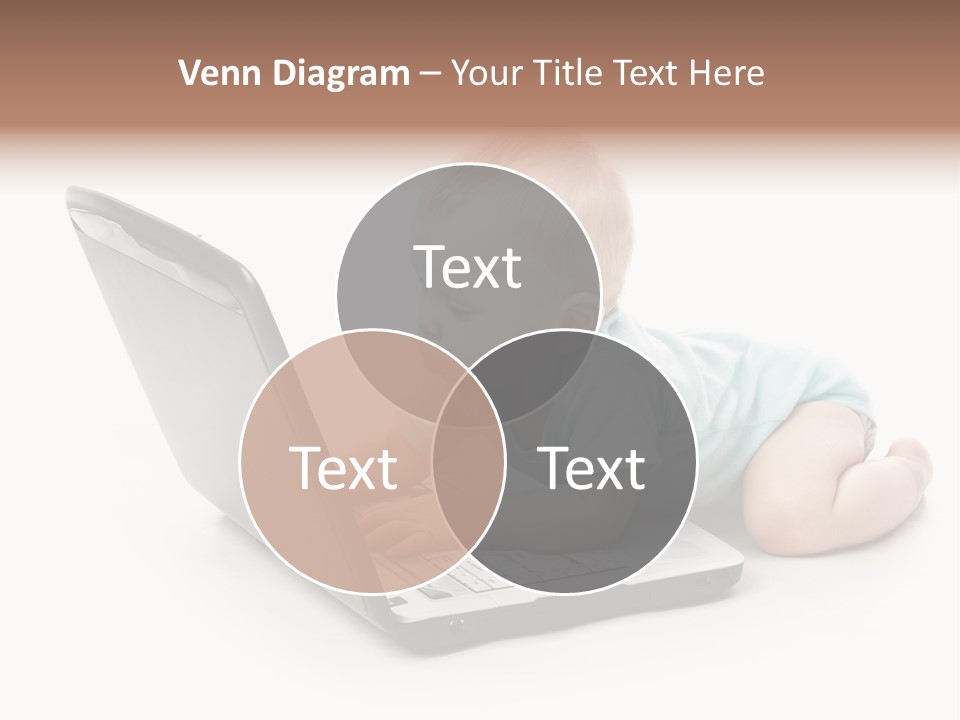 Business Using Girl PowerPoint Template