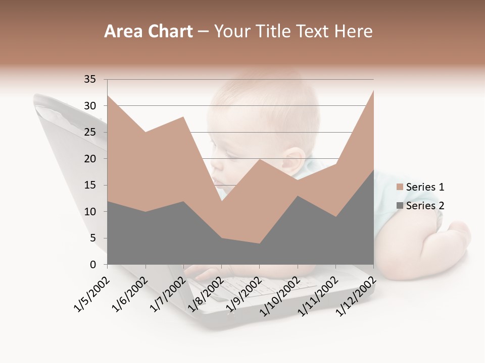 Business Using Girl PowerPoint Template