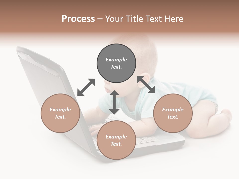 Business Using Girl PowerPoint Template