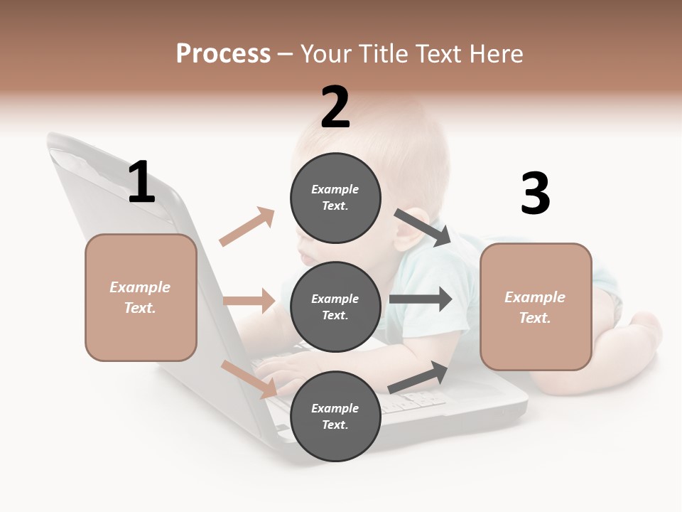 Business Using Girl PowerPoint Template