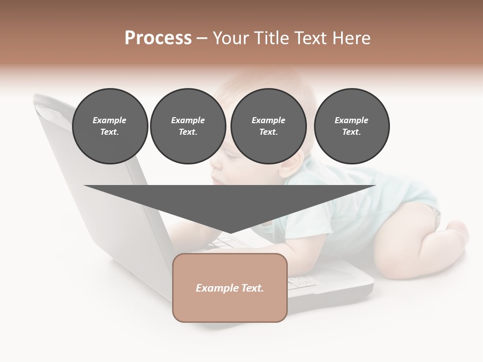 Business Using Girl PowerPoint Template