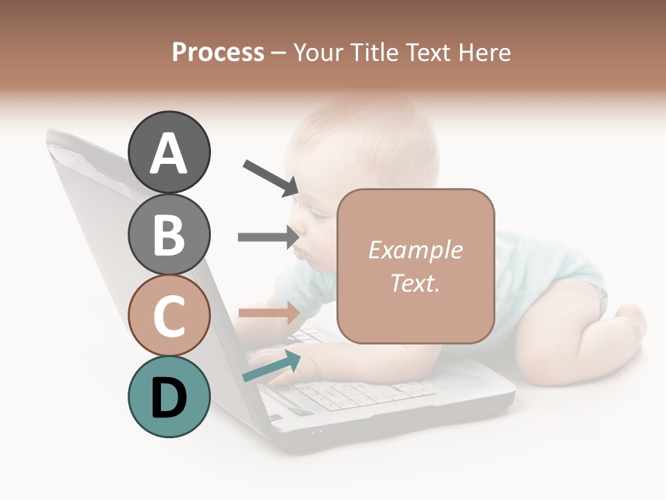 Business Using Girl PowerPoint Template