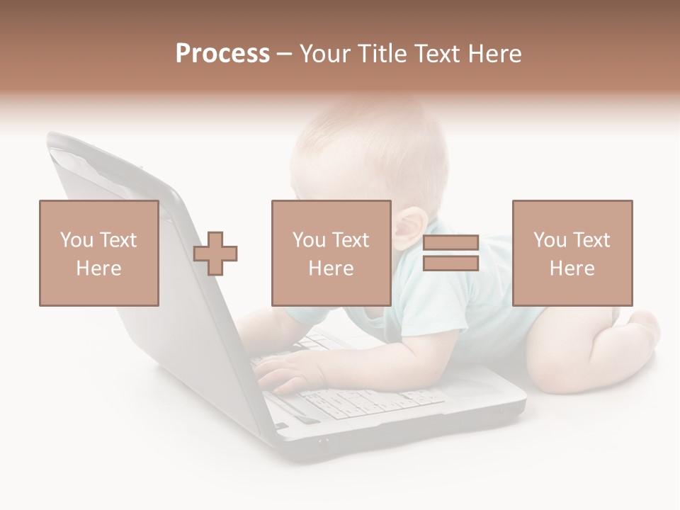 Business Using Girl PowerPoint Template