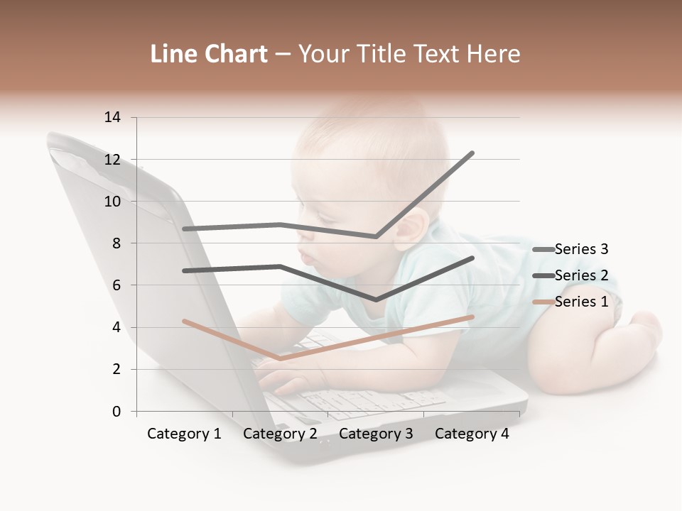 Business Using Girl PowerPoint Template