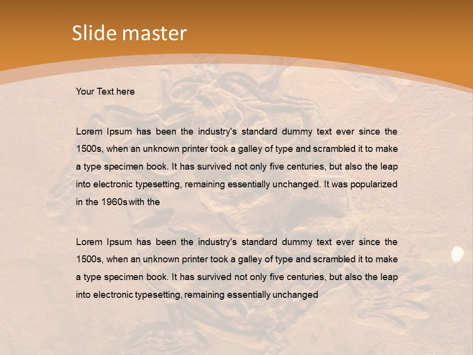 Wilderness Fossil History PowerPoint Template