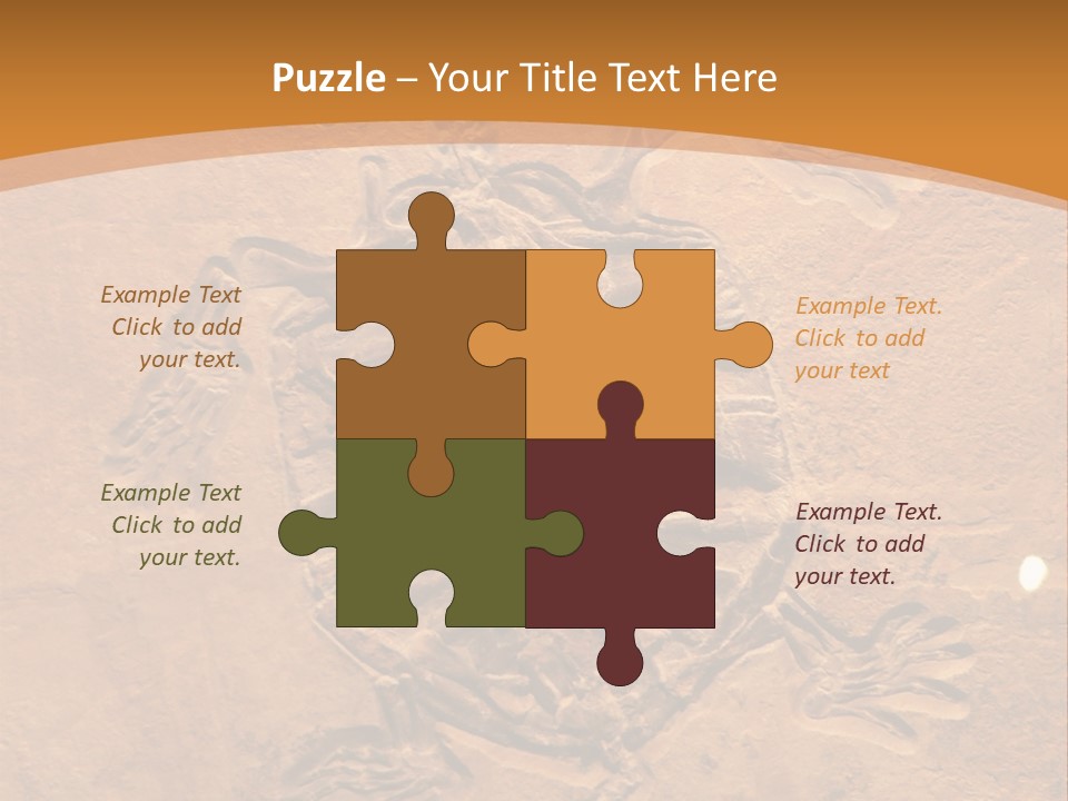 Wilderness Fossil History PowerPoint Template