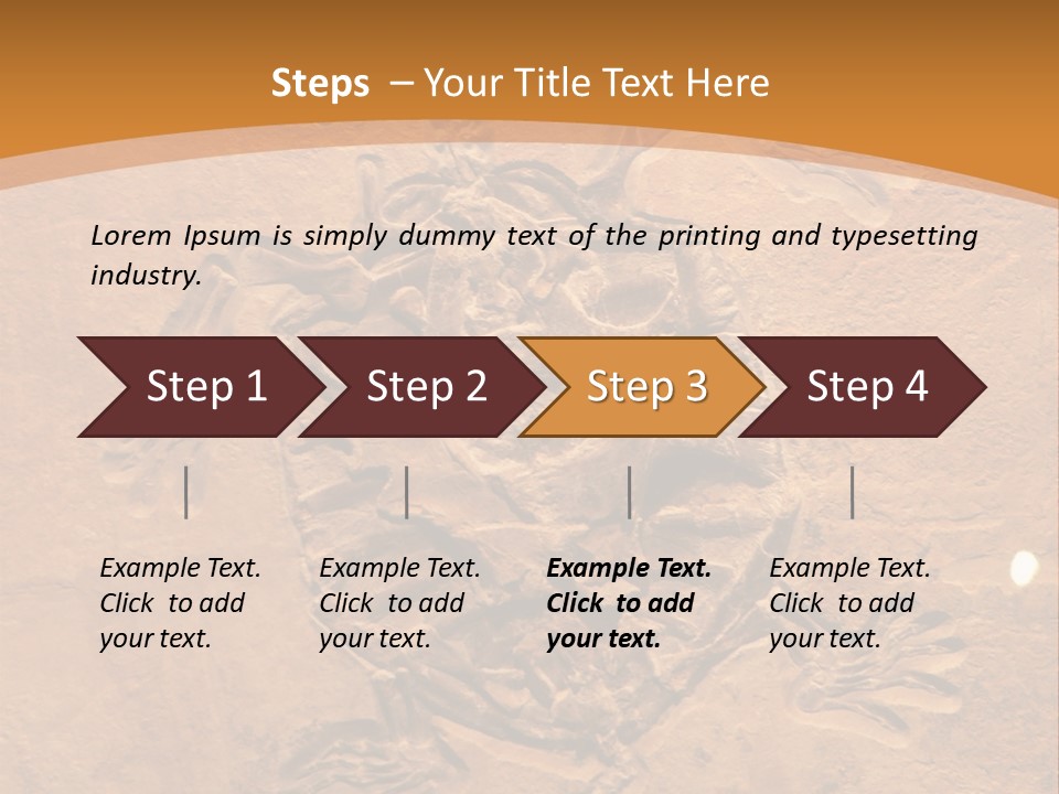 Wilderness Fossil History PowerPoint Template