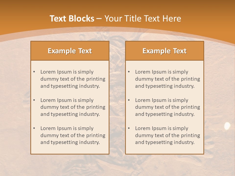 Wilderness Fossil History PowerPoint Template