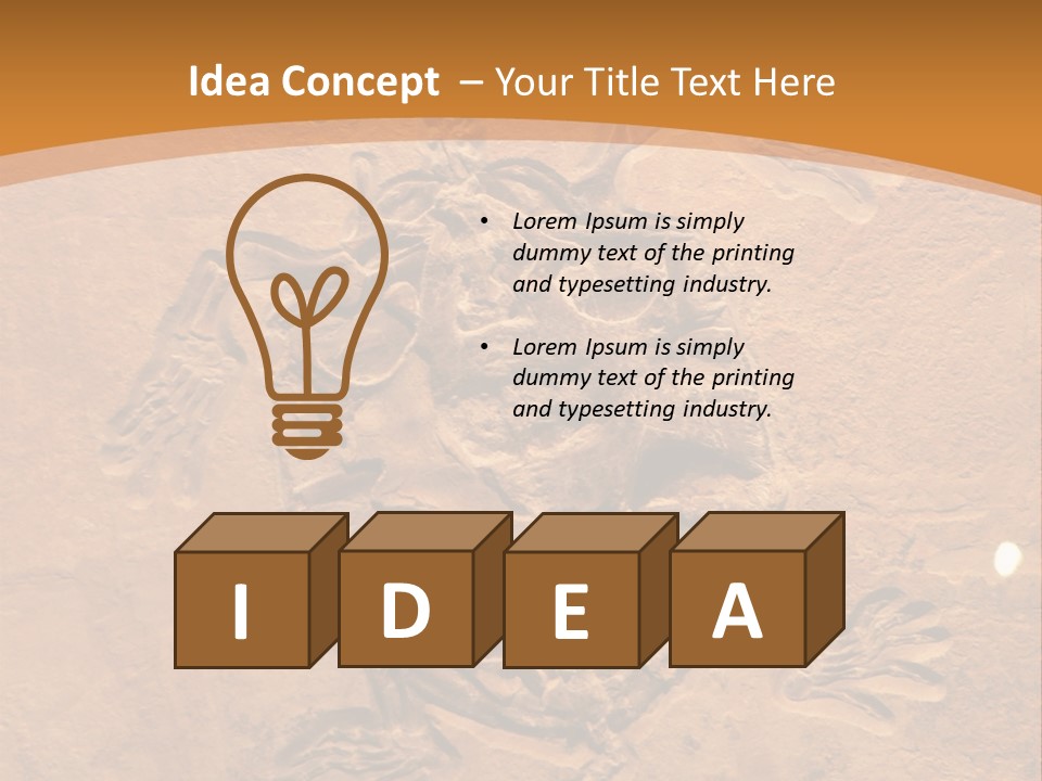 Wilderness Fossil History PowerPoint Template