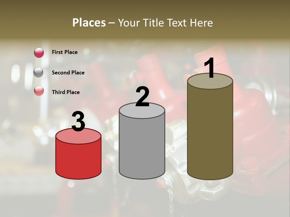 Burning Station Front PowerPoint Template