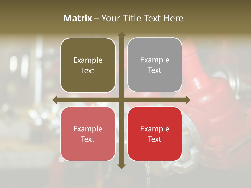 Burning Station Front PowerPoint Template