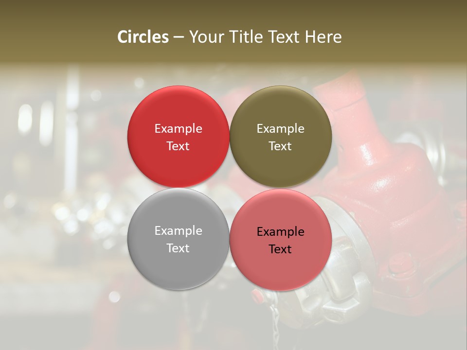 Burning Station Front PowerPoint Template