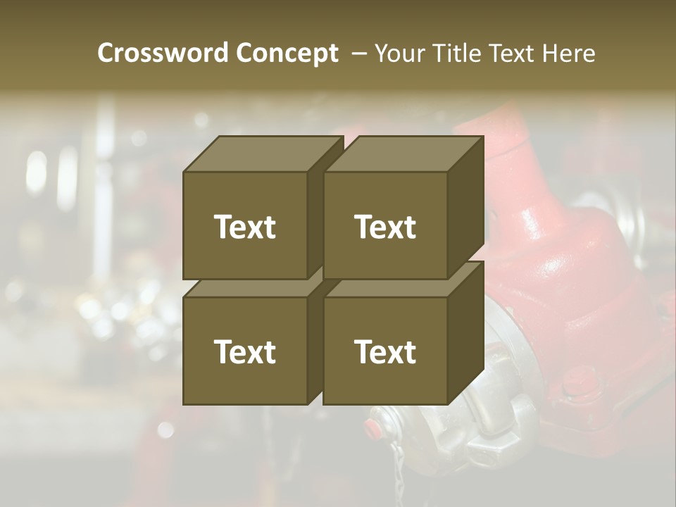 Burning Station Front PowerPoint Template