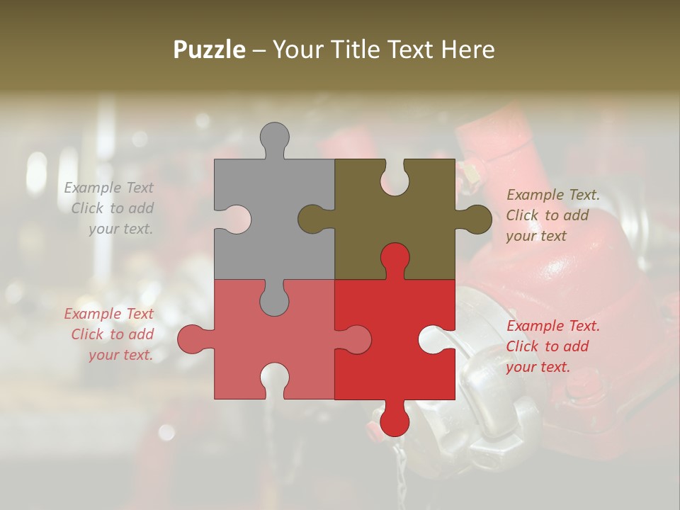 Burning Station Front PowerPoint Template