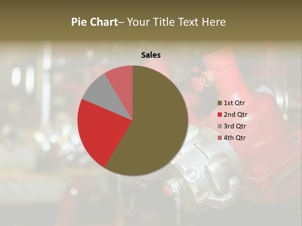 Burning Station Front PowerPoint Template