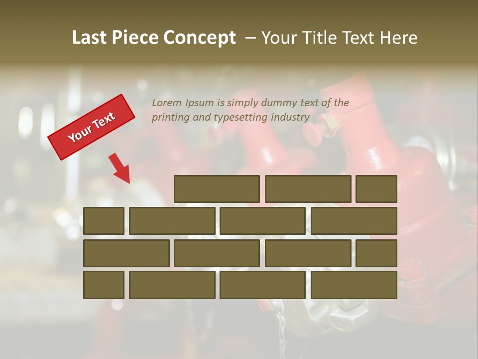 Burning Station Front PowerPoint Template