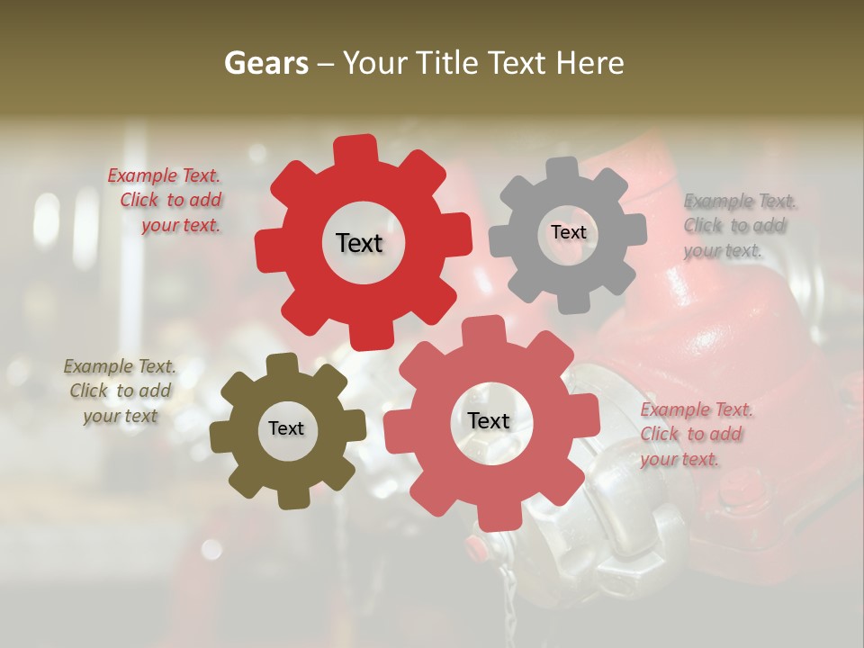 Burning Station Front PowerPoint Template