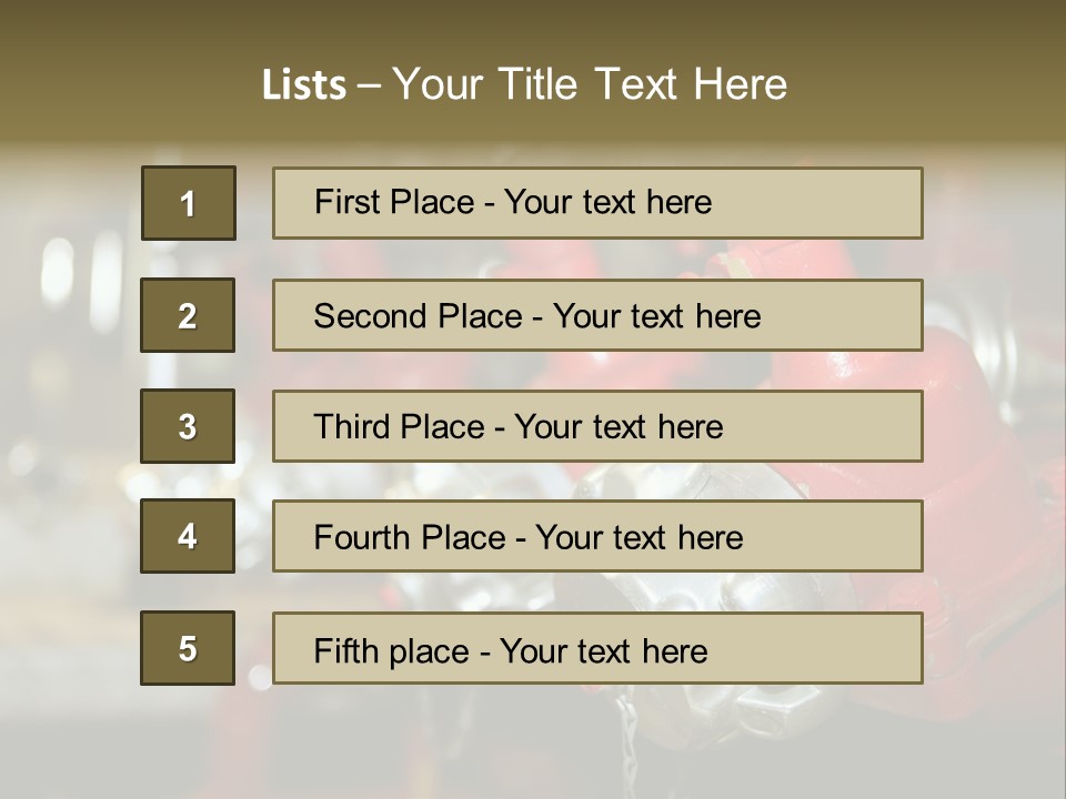 Burning Station Front PowerPoint Template