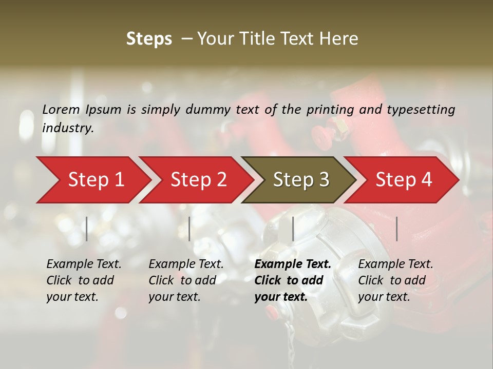 Burning Station Front PowerPoint Template
