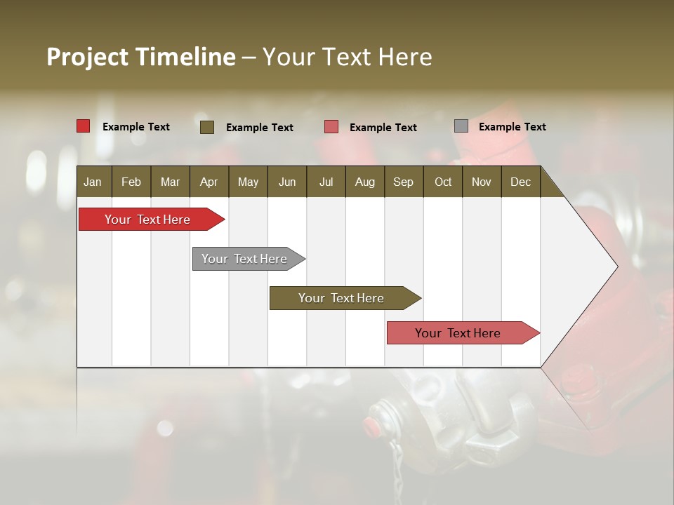Burning Station Front PowerPoint Template
