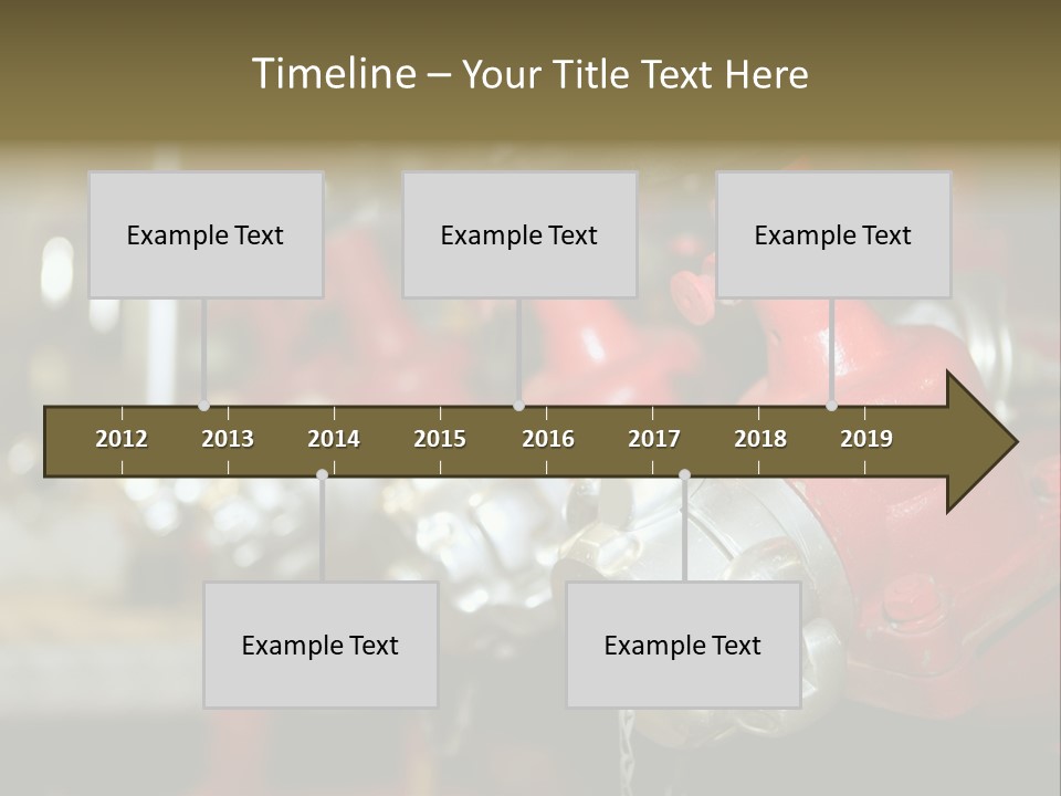 Burning Station Front PowerPoint Template