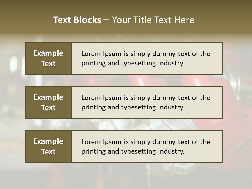 Burning Station Front PowerPoint Template