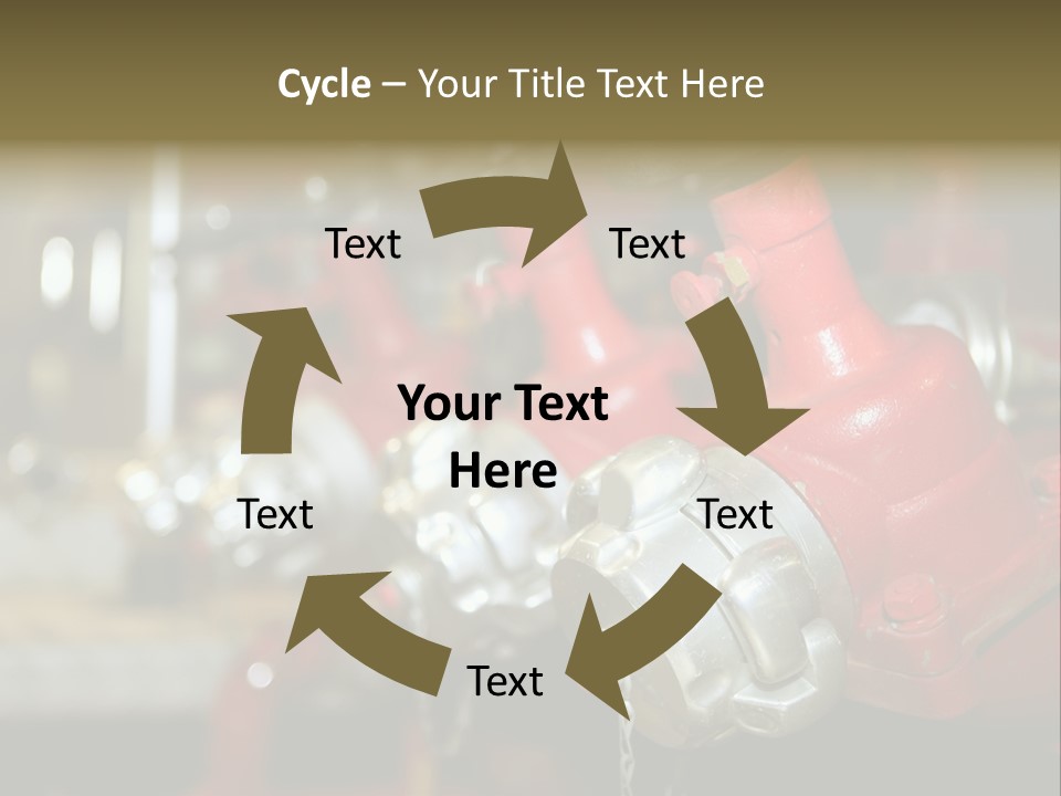 Burning Station Front PowerPoint Template