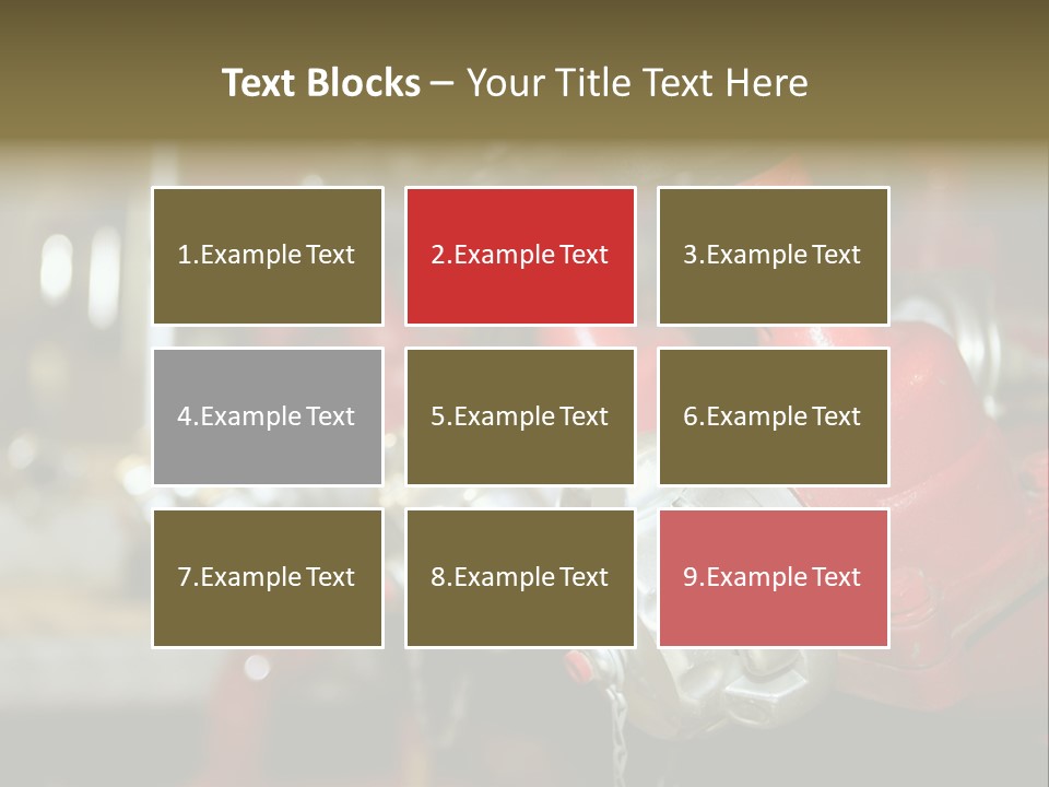 Burning Station Front PowerPoint Template