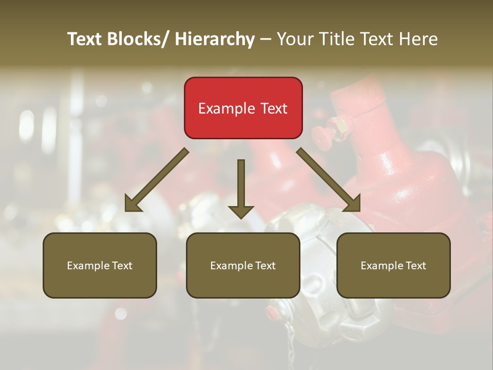 Burning Station Front PowerPoint Template