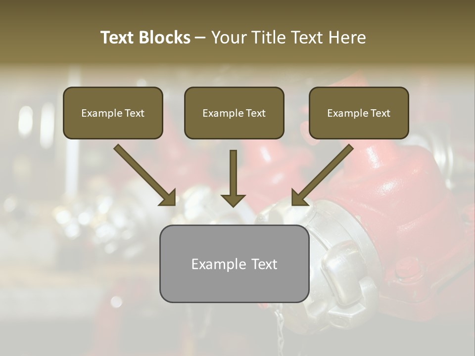 Burning Station Front PowerPoint Template