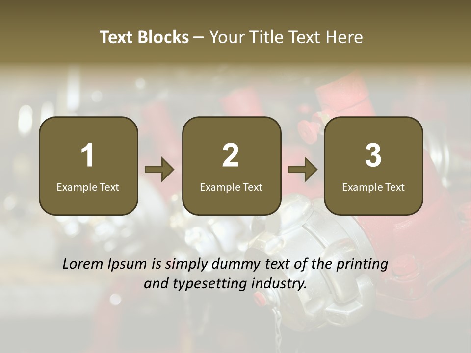 Burning Station Front PowerPoint Template
