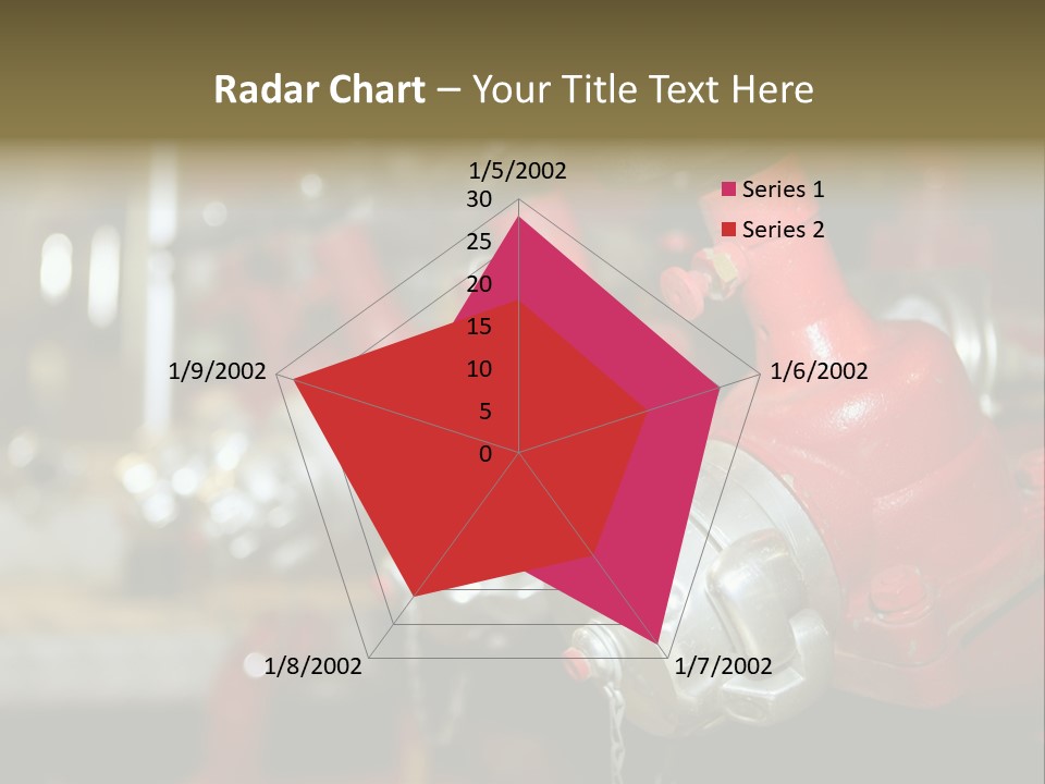 Burning Station Front PowerPoint Template