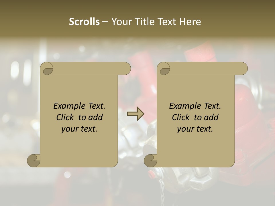 Burning Station Front PowerPoint Template