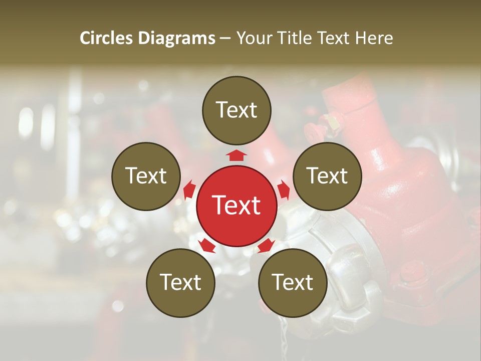 Burning Station Front PowerPoint Template