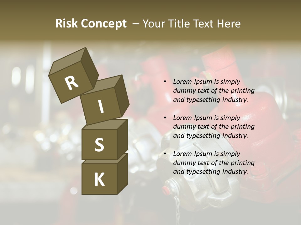 Burning Station Front PowerPoint Template