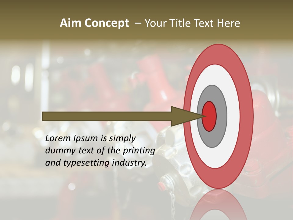 Burning Station Front PowerPoint Template