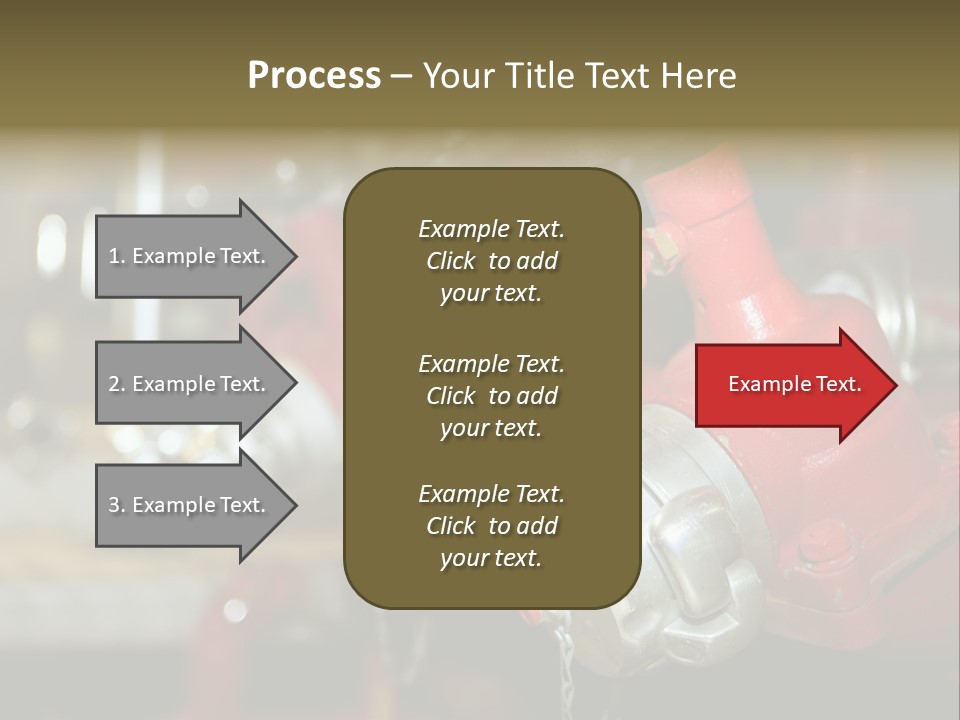 Burning Station Front PowerPoint Template