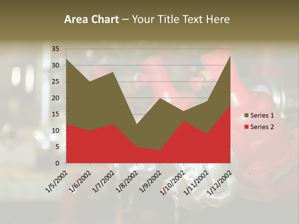 Burning Station Front PowerPoint Template
