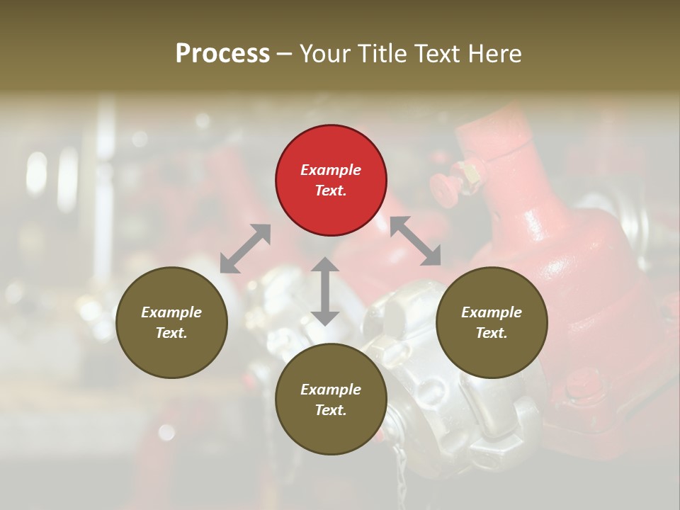 Burning Station Front PowerPoint Template