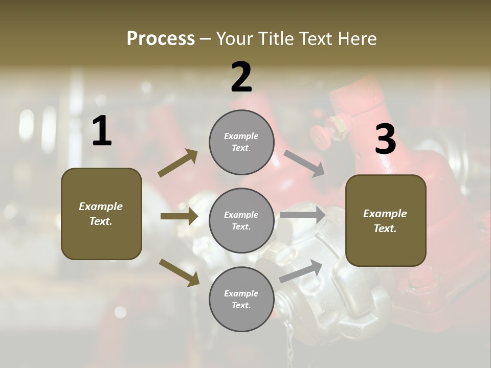 Burning Station Front PowerPoint Template