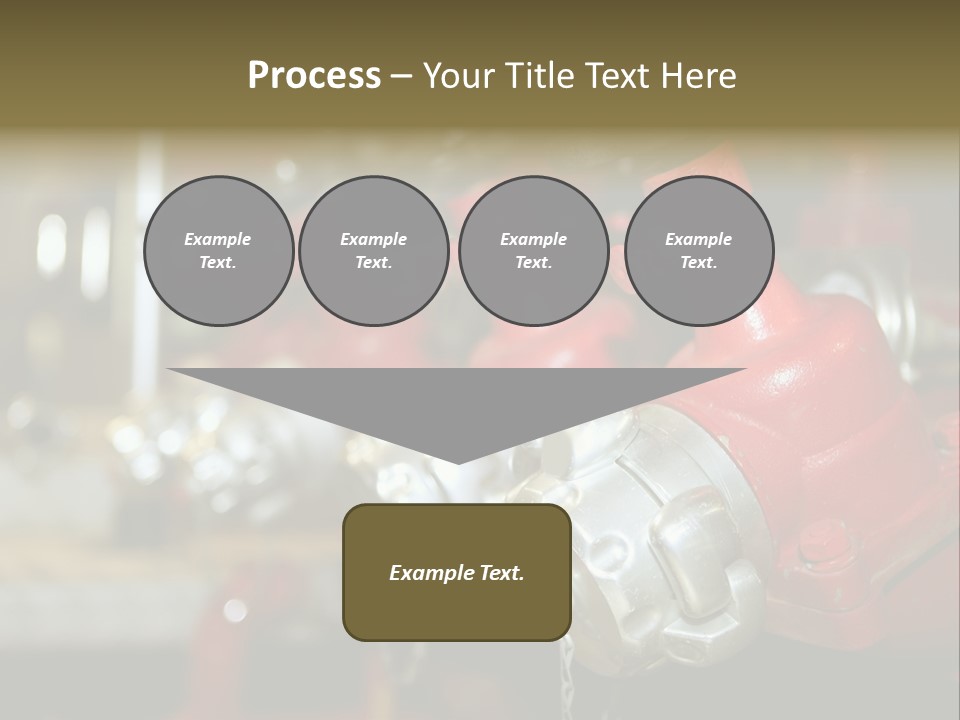 Burning Station Front PowerPoint Template