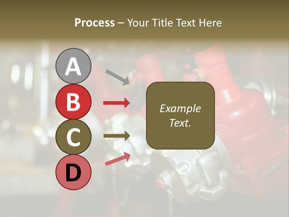 Burning Station Front PowerPoint Template