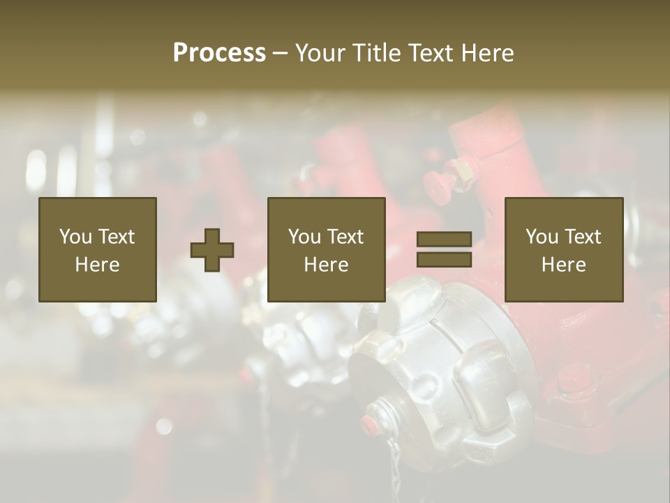 Burning Station Front PowerPoint Template