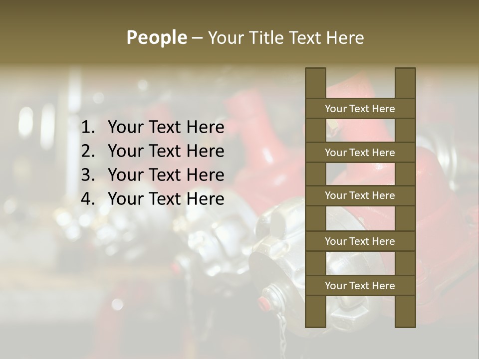 Burning Station Front PowerPoint Template