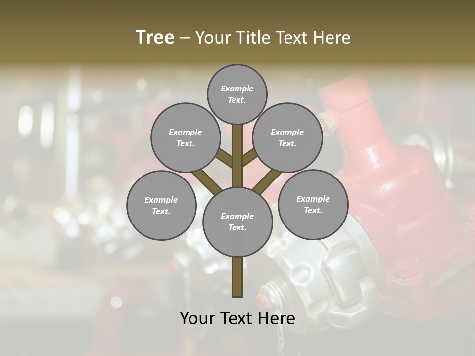 Burning Station Front PowerPoint Template