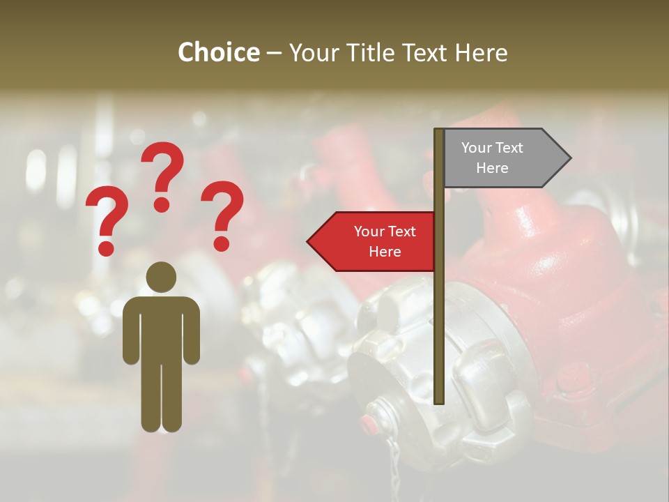 Burning Station Front PowerPoint Template