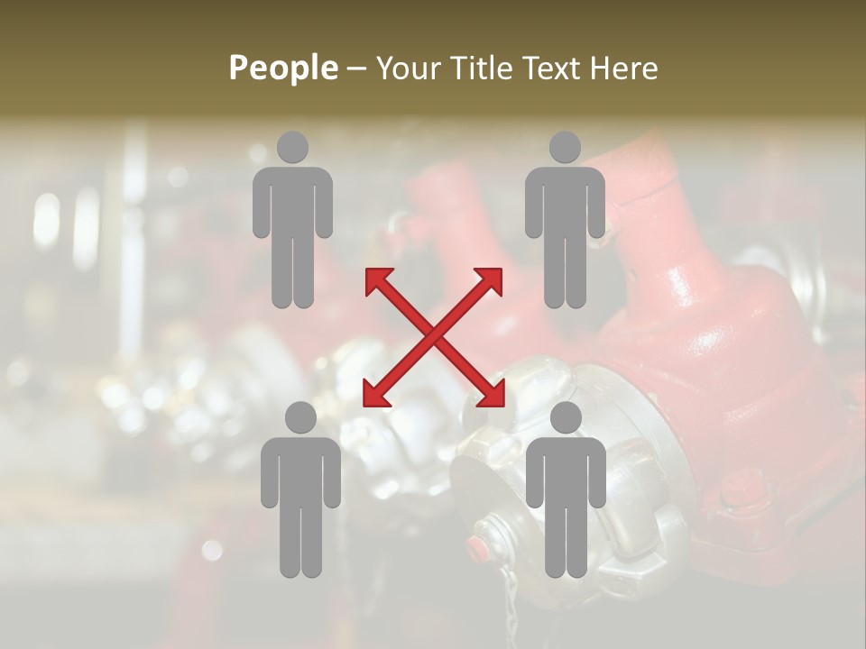 Burning Station Front PowerPoint Template