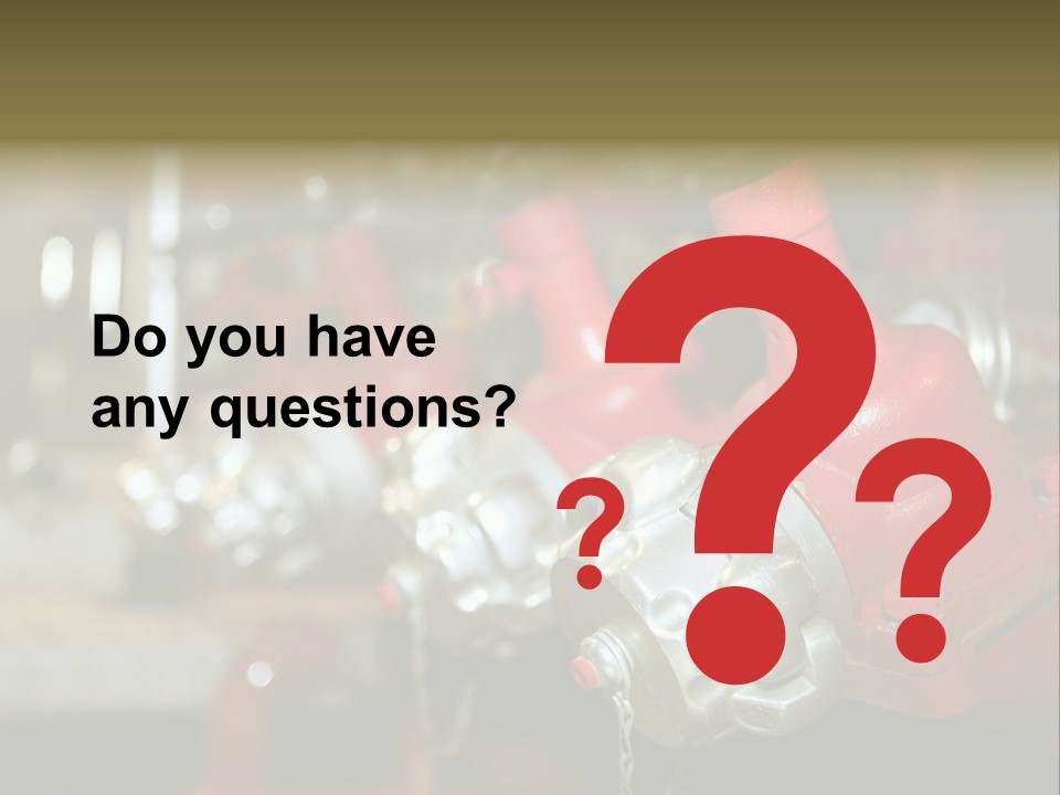 Burning Station Front PowerPoint Template