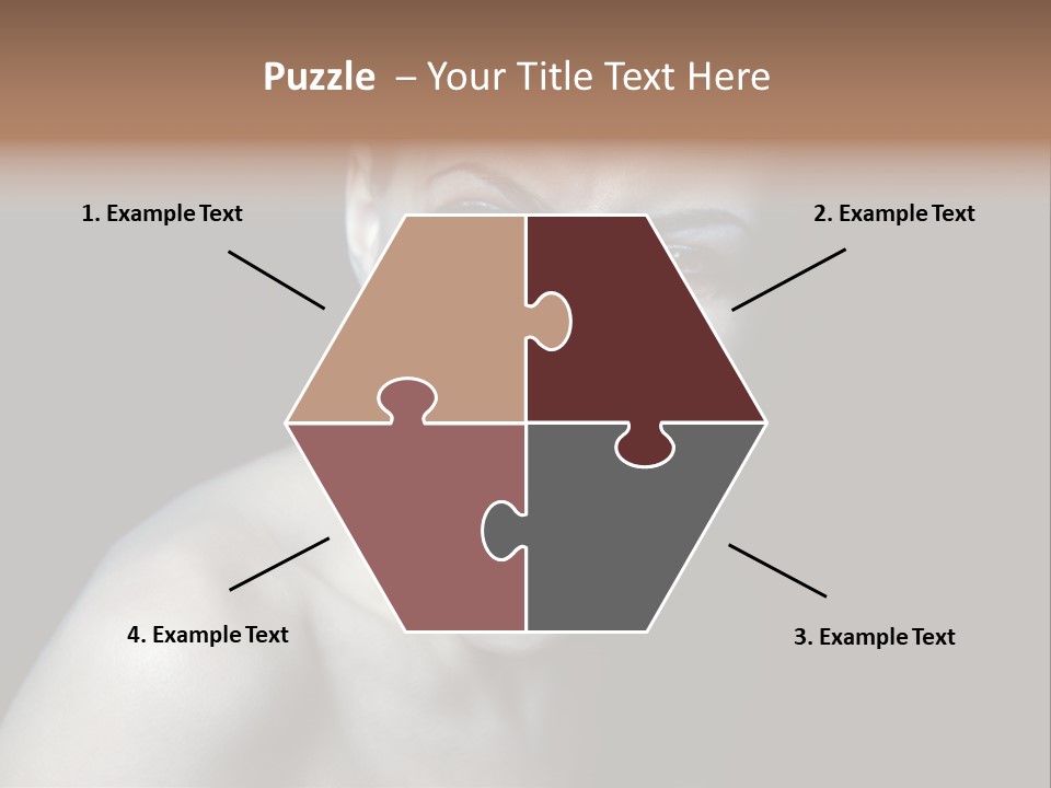 Death Angry Beauty PowerPoint Template